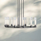 Andreas Round Chandelier 10/12 Light - 40" 12 - LightBronzeBlushlighting