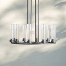 Andreas Round Chandelier 10/12 Light - 30" 10 - LightBronzeBlushlighting
