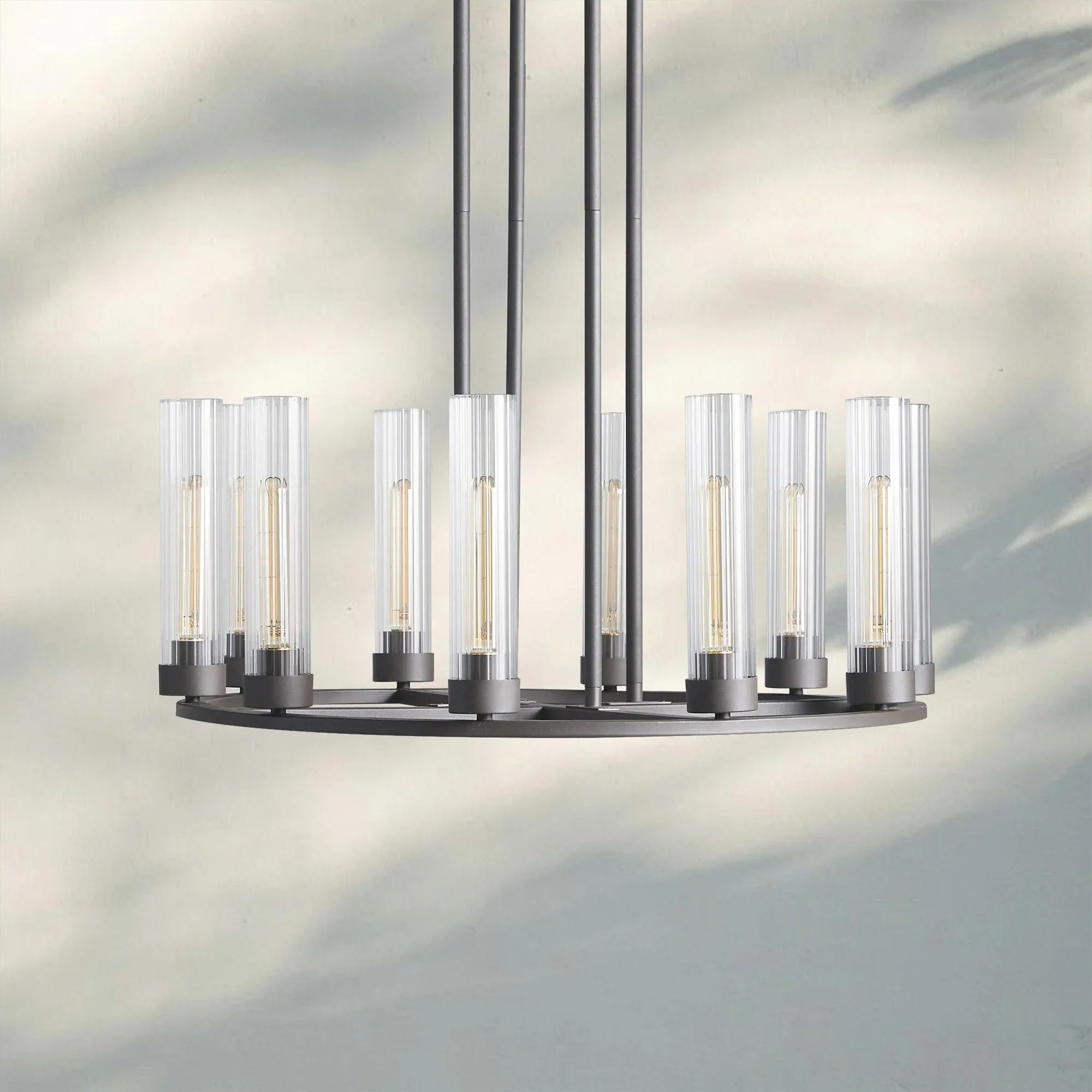 Andreass Round Chandelier 10/12 Light-10-Light-Bronze-