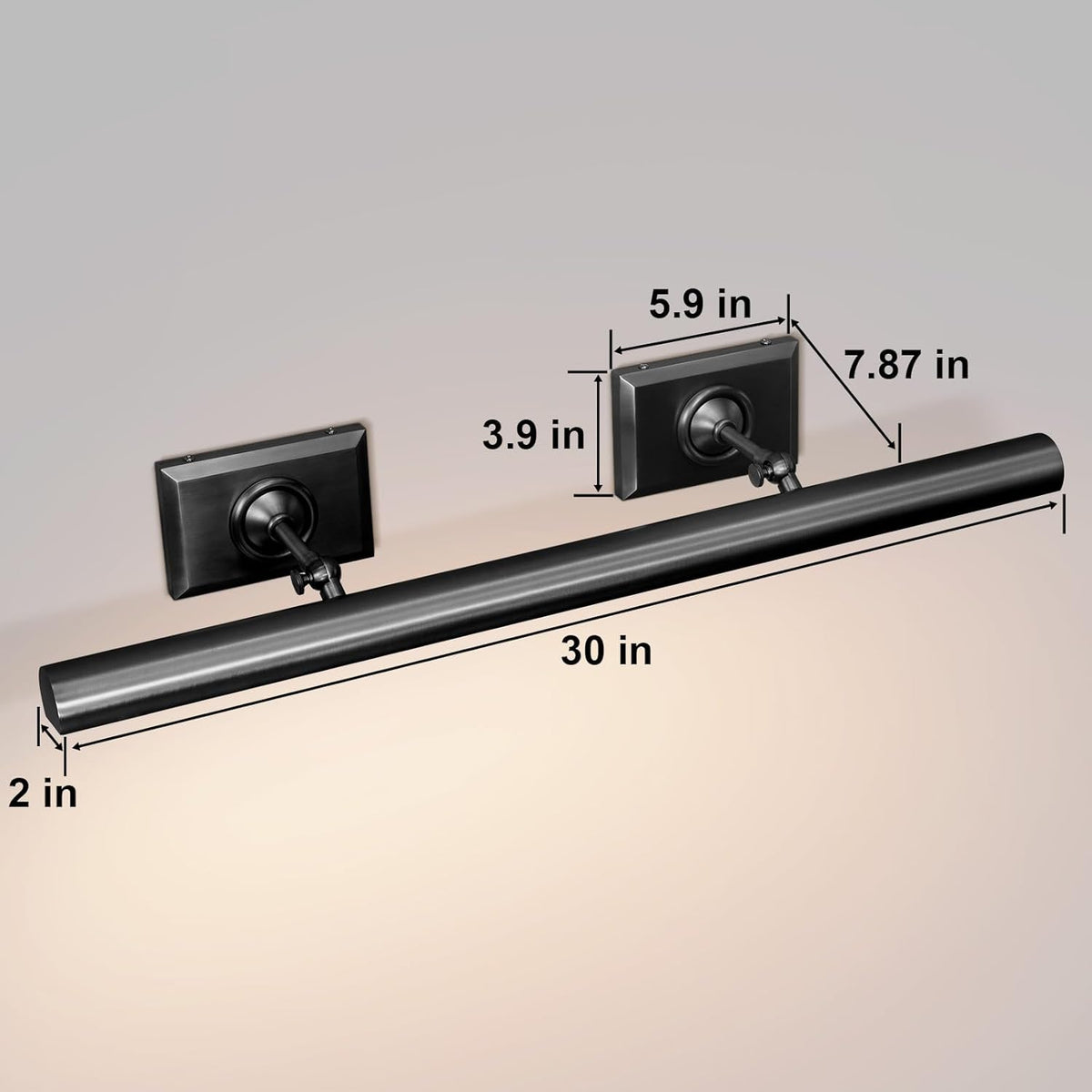 Anite Picture Light - Matte Black30″ WBlushlighting