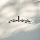 Apollo Round Chandelier 36" 47" 59" - 36"NickelBlushlighting