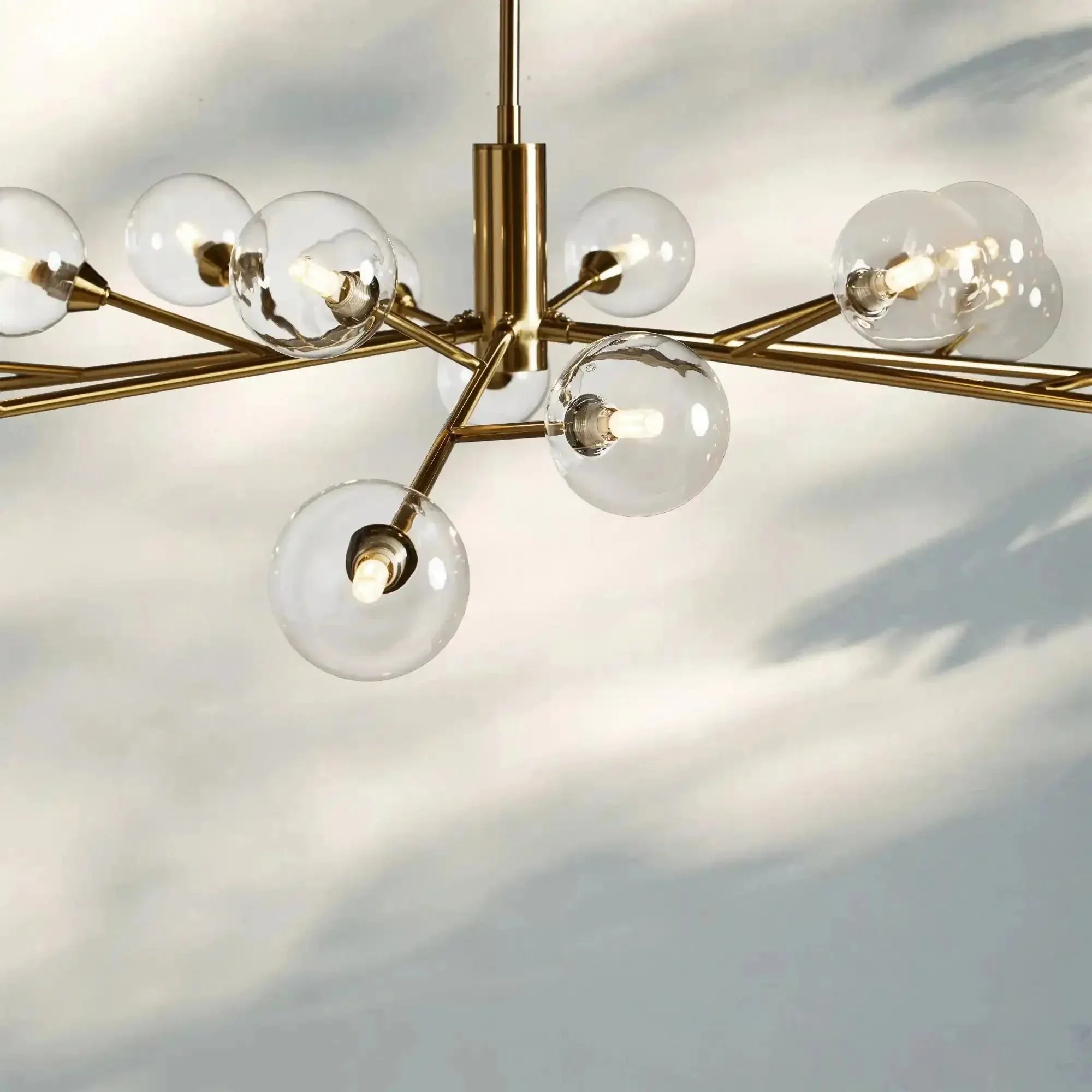 Apollo Round Chandelier 36" 47" 59" - 59"BronzeBlushlighting