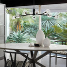 Apollo Round Chandelier 36" 47" 59" - 47"BronzeBlushlighting
