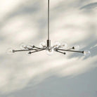 Apollo Round Chandelier 36" 47" 59" - 47"NickelBlushlighting