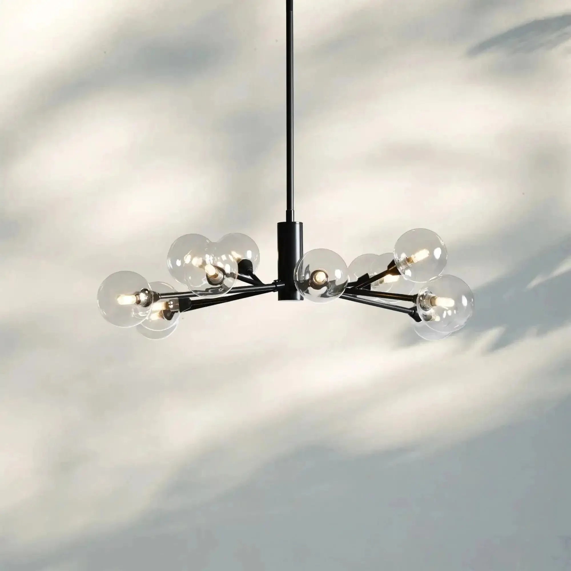 Apollo Round Chandelier 36" 47" 59" - 36"BronzeBlushlighting