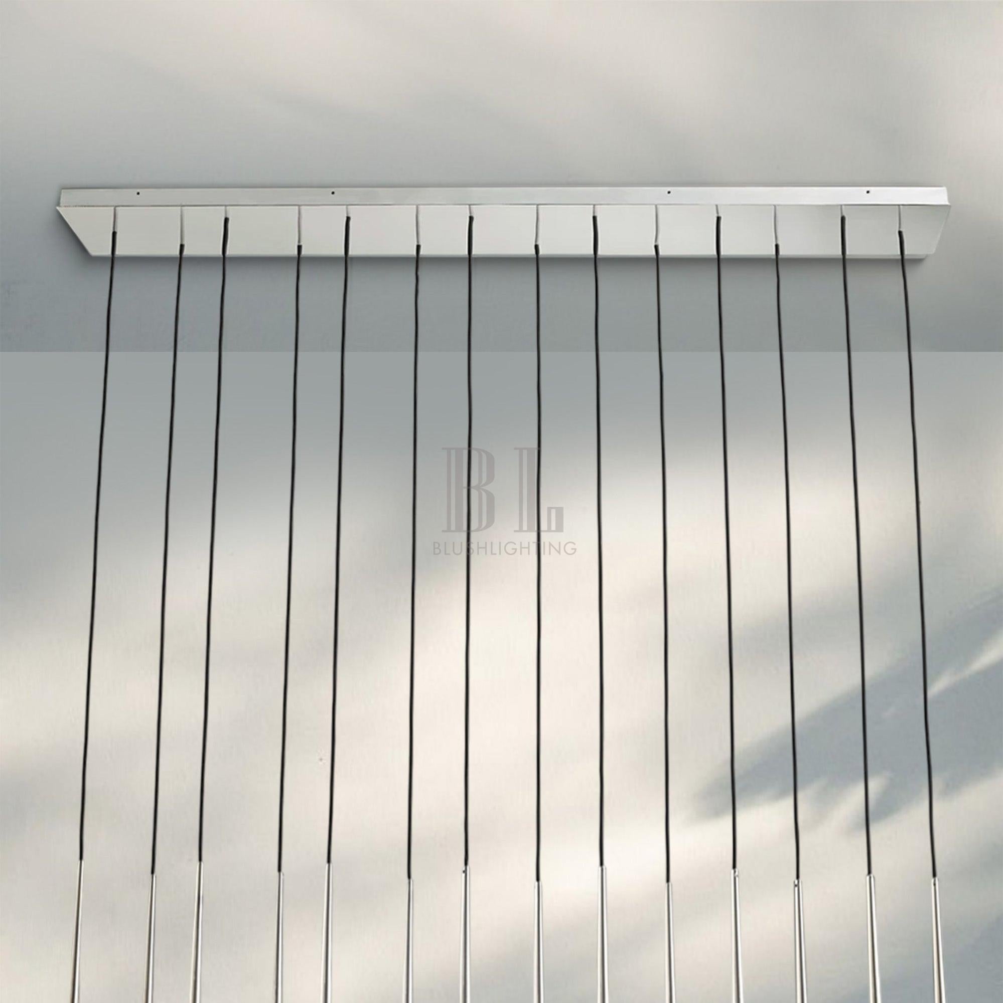 Aquitain Modern Linear Chandelier 60", 72"-