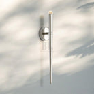 Aquitain Torch Wall Sconce-Nickel-