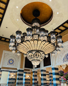 Arabian Nights Ornate Elegance Chandelier for High-ceiling - Custom/D80cm*H100cmWarm LightBlushlighting