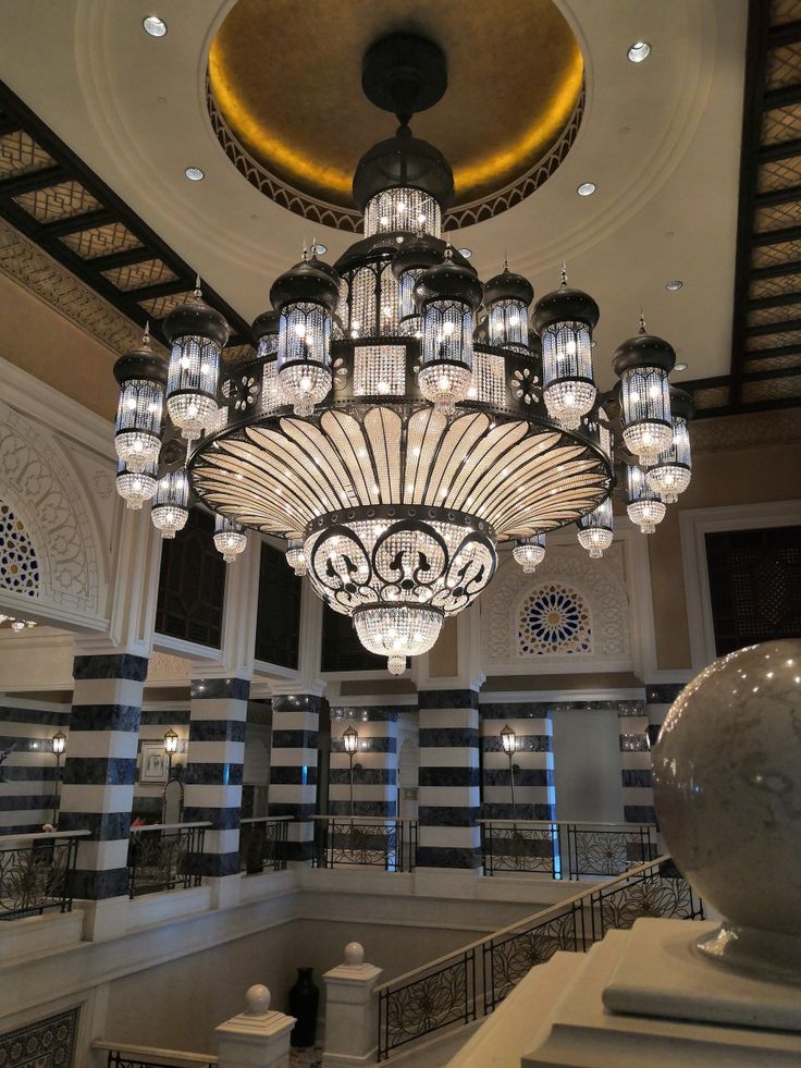 Arabian Nights Ornate Elegance Chandelier for High-ceiling - Custom/D80cm*H100cmWarm LightBlushlighting