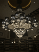 Arabian Nights Ornate Elegance Chandelier for High-ceiling - Custom/D80cm*H100cmWarm LightBlushlighting