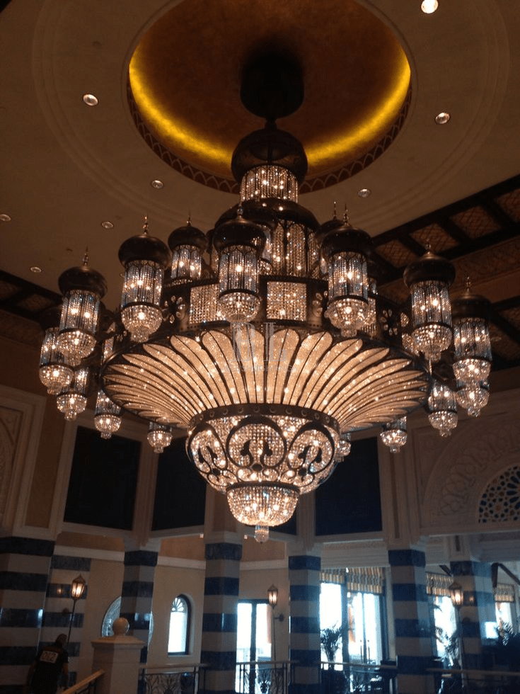 Arabian Nights Ornate Elegance Chandelier for High-ceiling - Custom/D80cm*H100cmWarm LightBlushlighting
