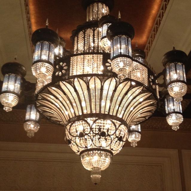 Arabian Nights Ornate Elegance Chandelier for High-ceiling - Custom/D80cm*H100cmWarm LightBlushlighting