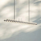 Arcachan Crystal Rectangular Chandelier 54'' 72"-