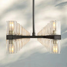 Arcachan Crystal Rectangular Chandelier 54'' 72"-