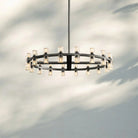 Arcachan Round Chandelier 36" 48" 60"-36''-Bronze-