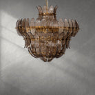 Arcade 10 - Light Blown Glass Chandelier - BlueBlushlighting