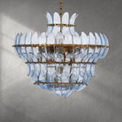 Arcade 10 - Light Blown Glass Chandelier - BlueBlushlighting