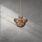 Arcade 10 - Light Blown Glass Chandelier - BlueBlushlighting