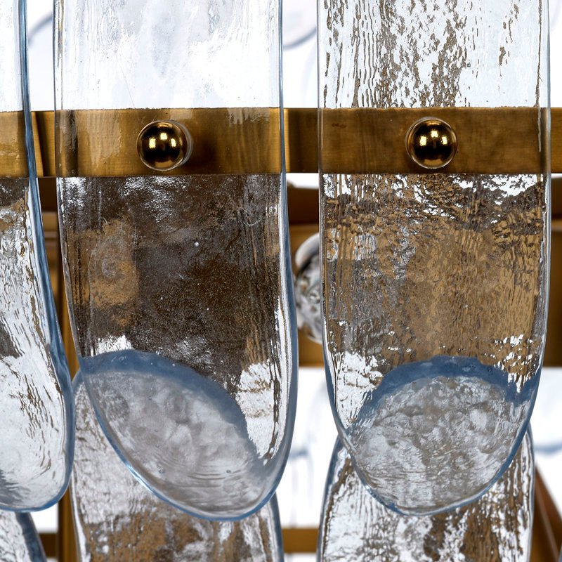 Arcade 10 - Light Blown Glass Chandelier - BlueBlushlighting