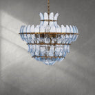 Arcade 10 - Light Blown Glass Chandelier - BlueBlushlighting