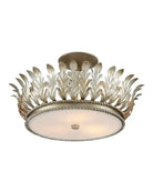 Arcadia Semi - Flush Mount Chandelier 18.5'' For living room, bed room, Foyer Entryway - Blushlighting