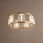 Arcus Contemporary Crystal Chandelier - Ø23.6" × H7.9" (Ø60 × H20 cm)Blushlighting