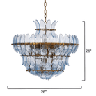Argentia Chandelier - Pale BlueBlushlighting