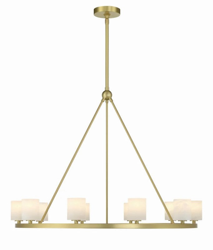Argona 12 Light Alabaster Chandelier-chandelier for bedroom,chandelier for dining room,chandelier for stairways,chandelier for foyer,chandelier for bathrooms,chandelier for living room-Blushlighting