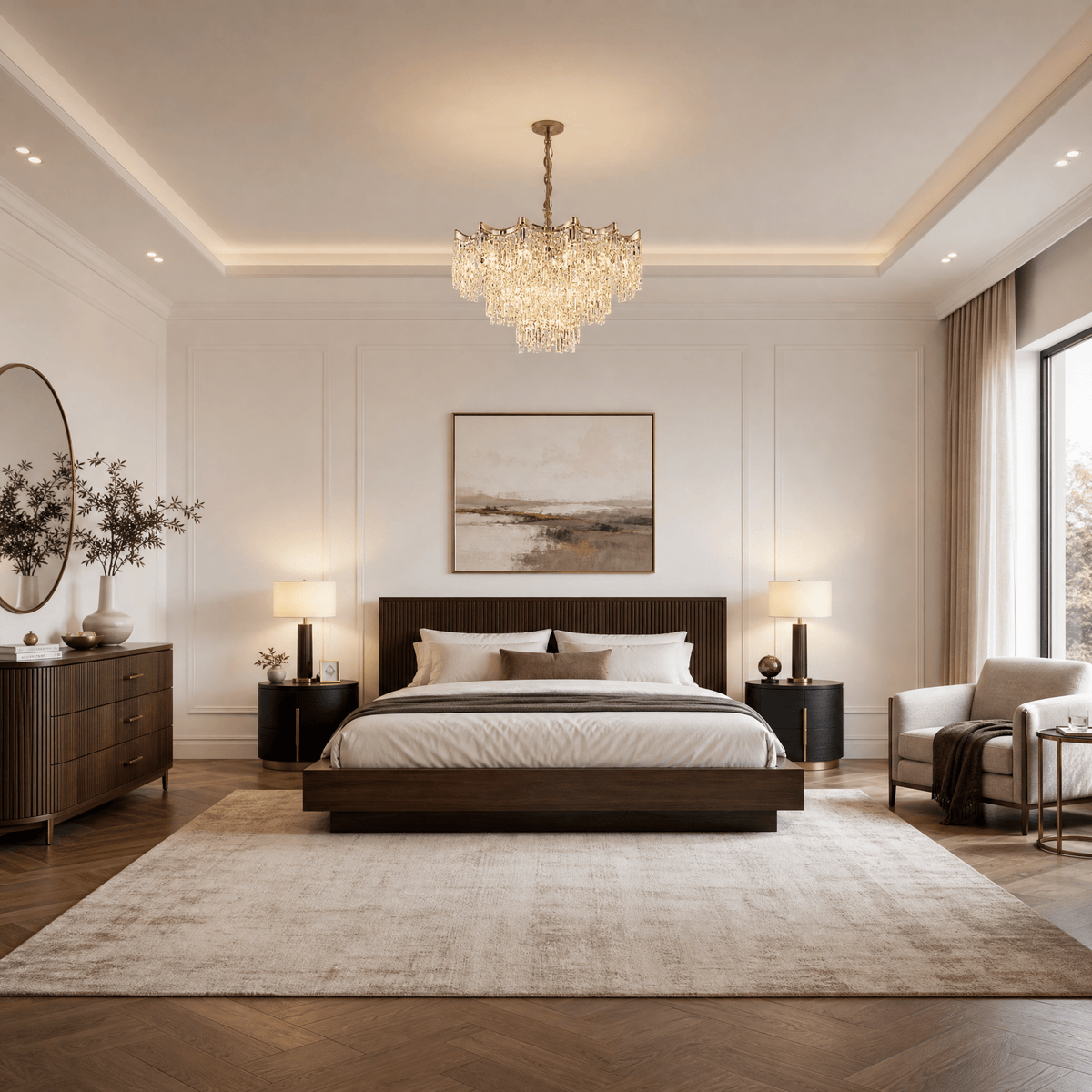 Aria Crystal Chandelier - Blushlighting