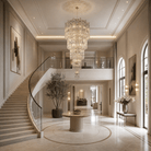 Aria Crystal Halo Chandelier - Blushlighting