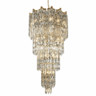 Aria Crystal Halo Chandelier - Blushlighting