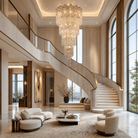 Aria Crystal Halo Chandelier - Blushlighting