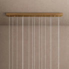 Arica Rectangular Chandelier 7/15/30 Light - 30-LightBlushlighting