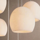 Arica Round Alabaster Chandelier Light - 36-LightBlushlighting