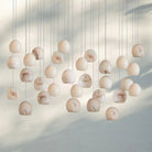 Arika Rectangular Chandelier 15/30 Light - 30 - LightBlushlighting