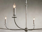 Arnett Round Chandelier - 6 LIGHTSILVERBlushlighting