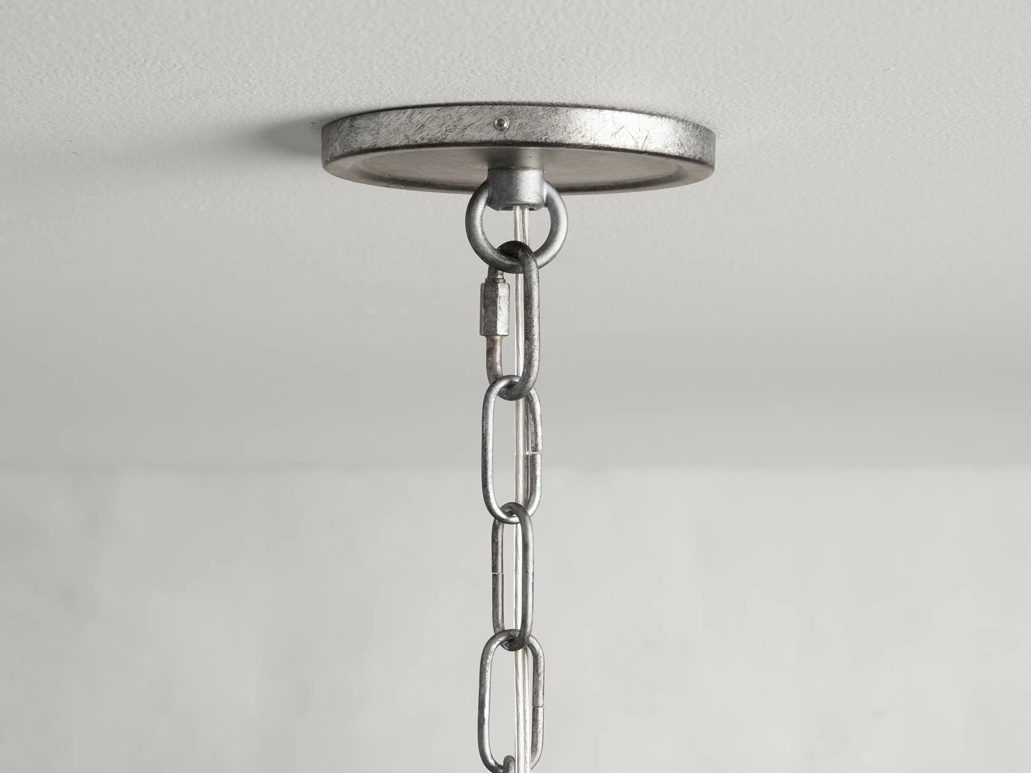 Arnett Round Chandelier - 6 LIGHTSILVERBlushlighting