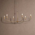 Arnett Round Chandelier - 6 LIGHTGOLDBlushlighting