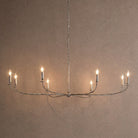 Arnett Round Chandelier - 8 LIGHTSILVERBlushlighting
