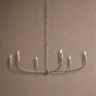 Arnett Round Chandelier - 6 LIGHTGOLDBlushlighting