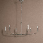 Arnett Round Chandelier - 6 LIGHTSILVERBlushlighting