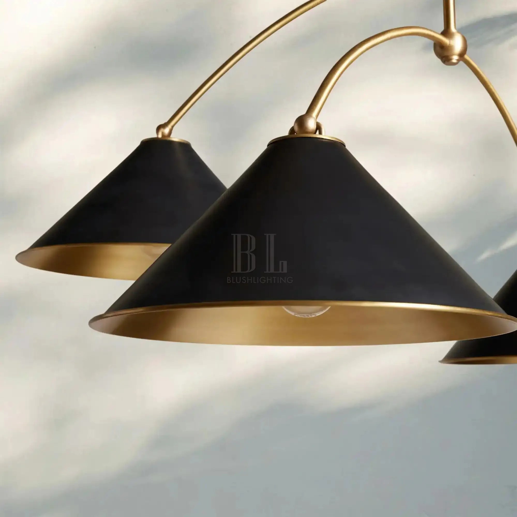 Arno 4 - Light Round Chandelier - Blushlighting