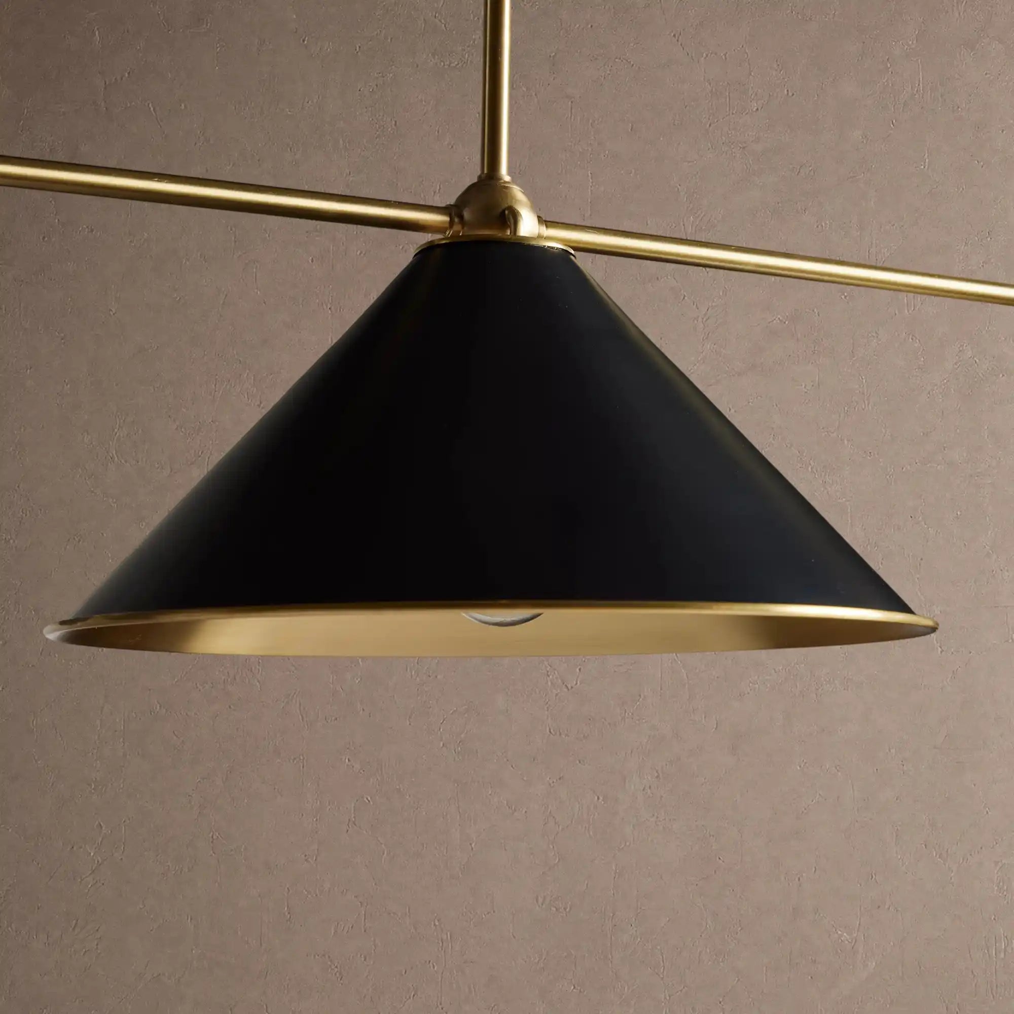 Arno Linear Chandelier - 54"BlackBlushlighting