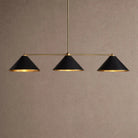 Arno Linear Chandelier - 54"BlackBlushlighting