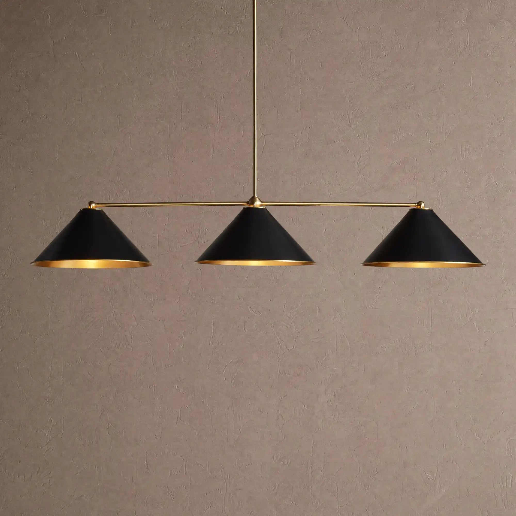 Arno Linear Chandelier - 54"BlackBlushlighting