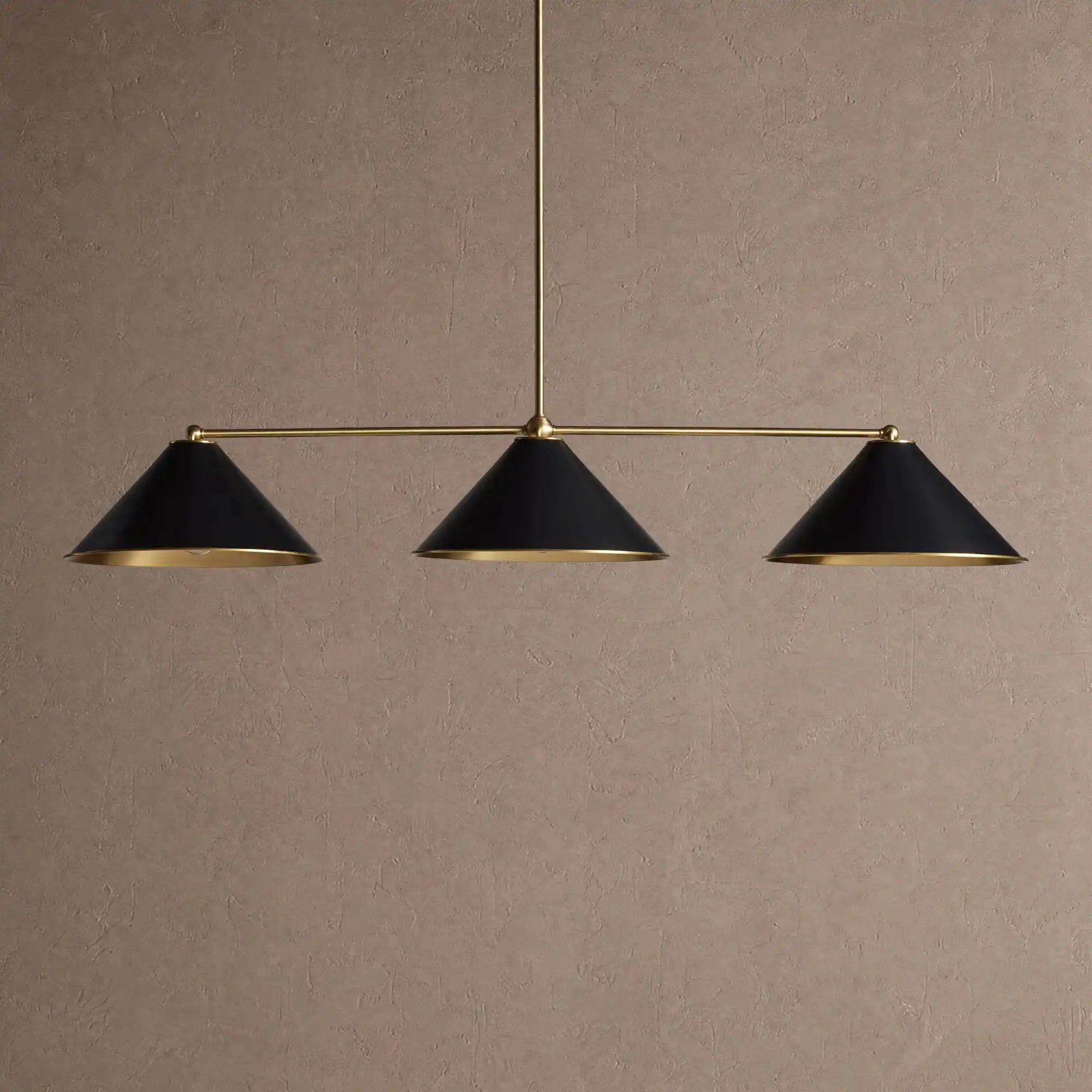 Arno Linear Chandelier - 54"BlackBlushlighting