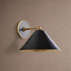 Arno Single Wall Sconce - BlackBlushlighting
