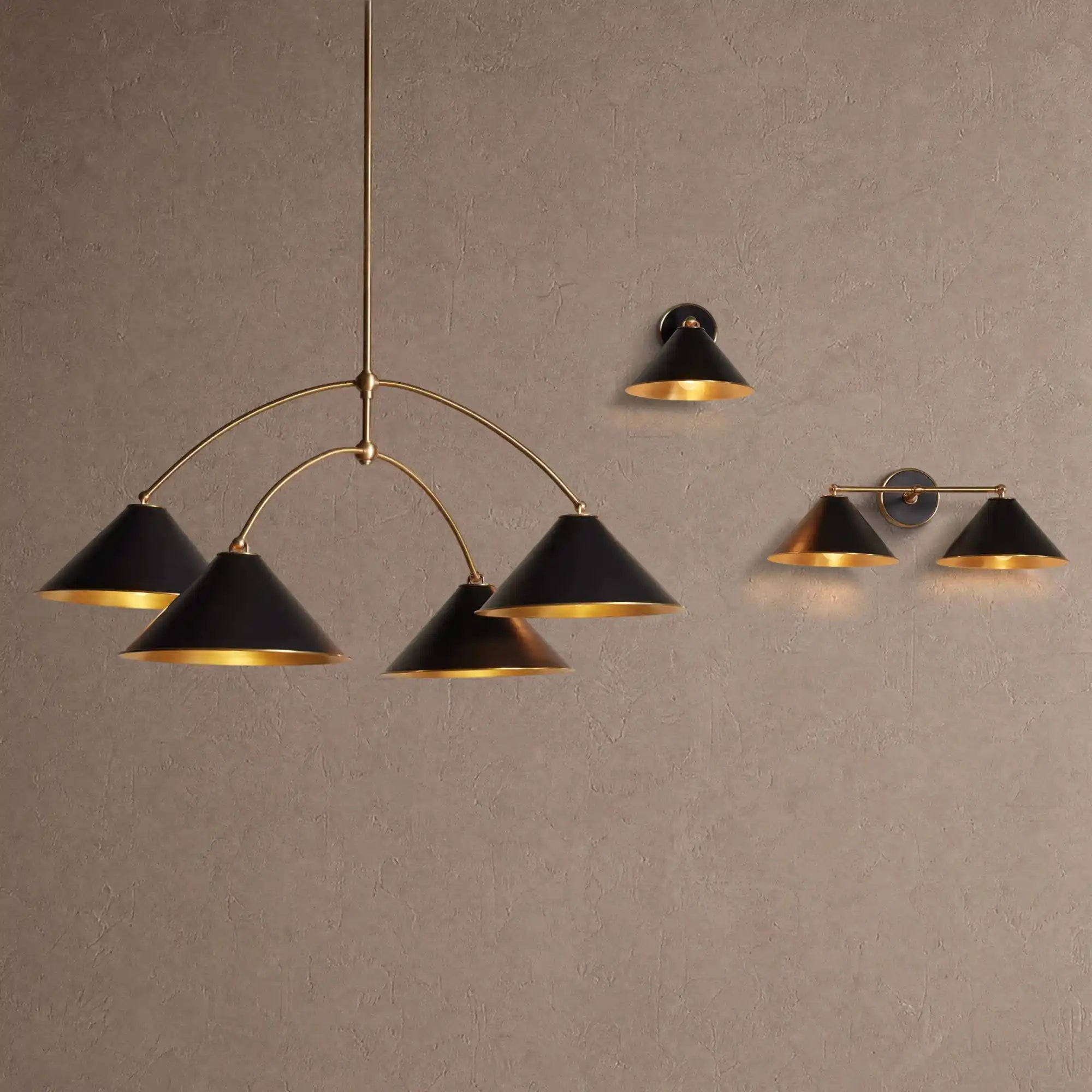 Arno Single Wall Sconce - BlackBlushlighting
