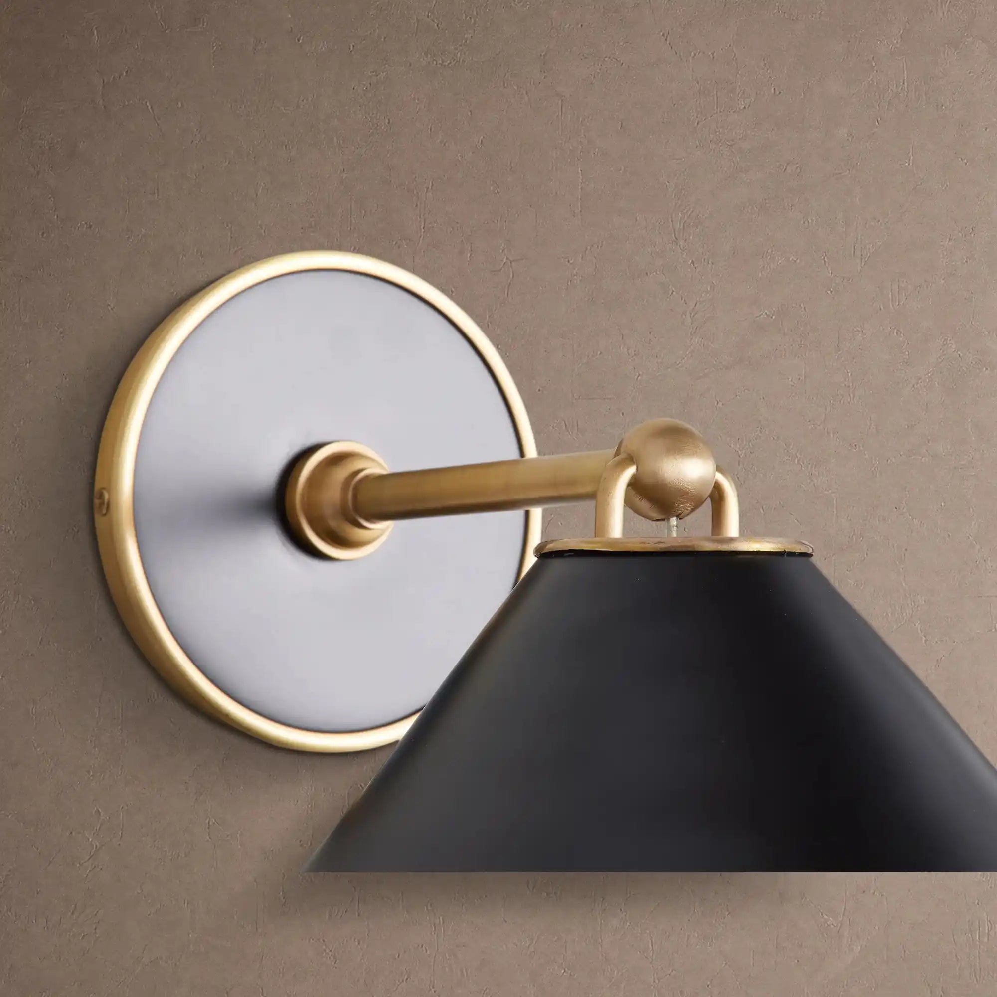 Arno Single Wall Sconce - BlackBlushlighting