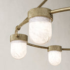 Arora Alabaster Chandelier 35" - Blushlighting